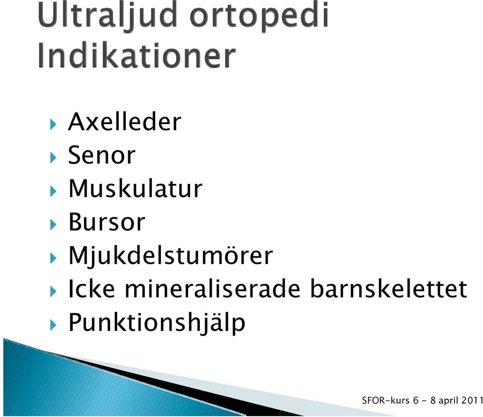 Mjukdelstumörer Icke