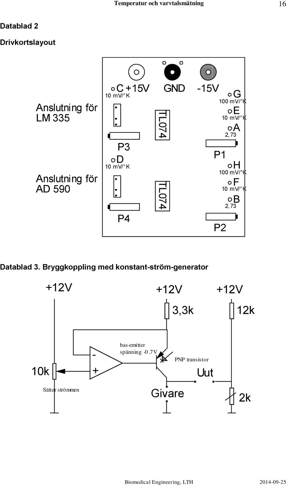 2,73 A H 100 mv/ K F 10 mv/ K 2,73 B Datablad 3.