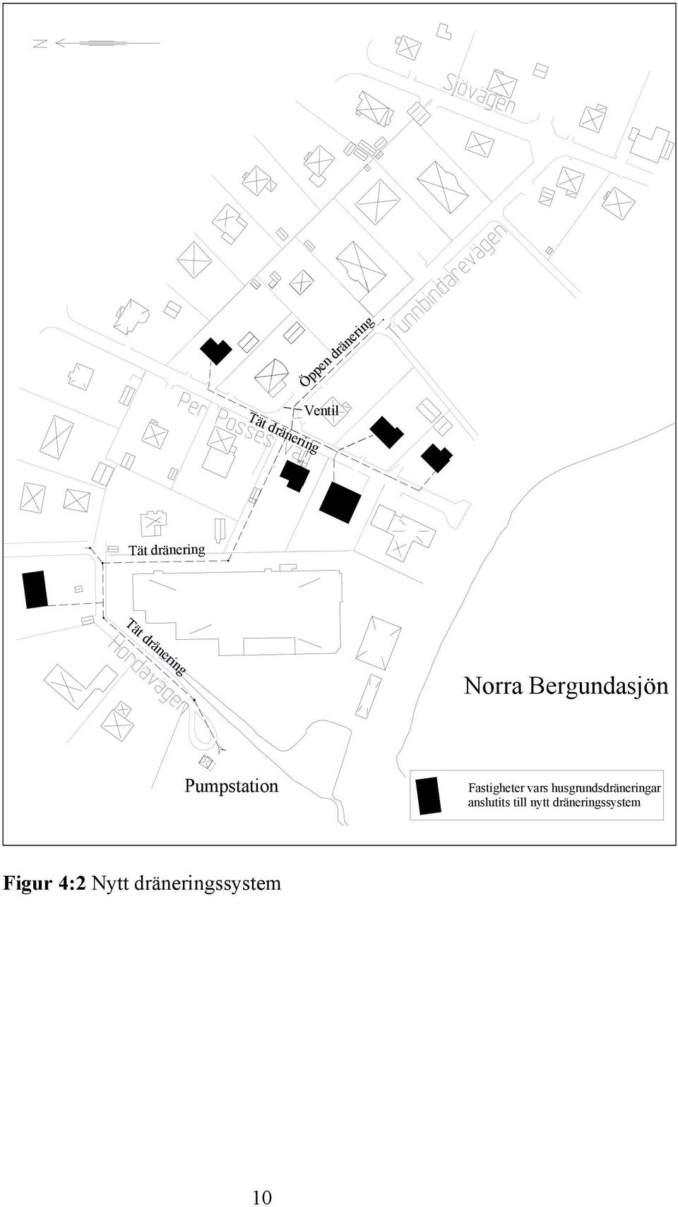 Fastigheter vars husgrundsdräneringar anslutits