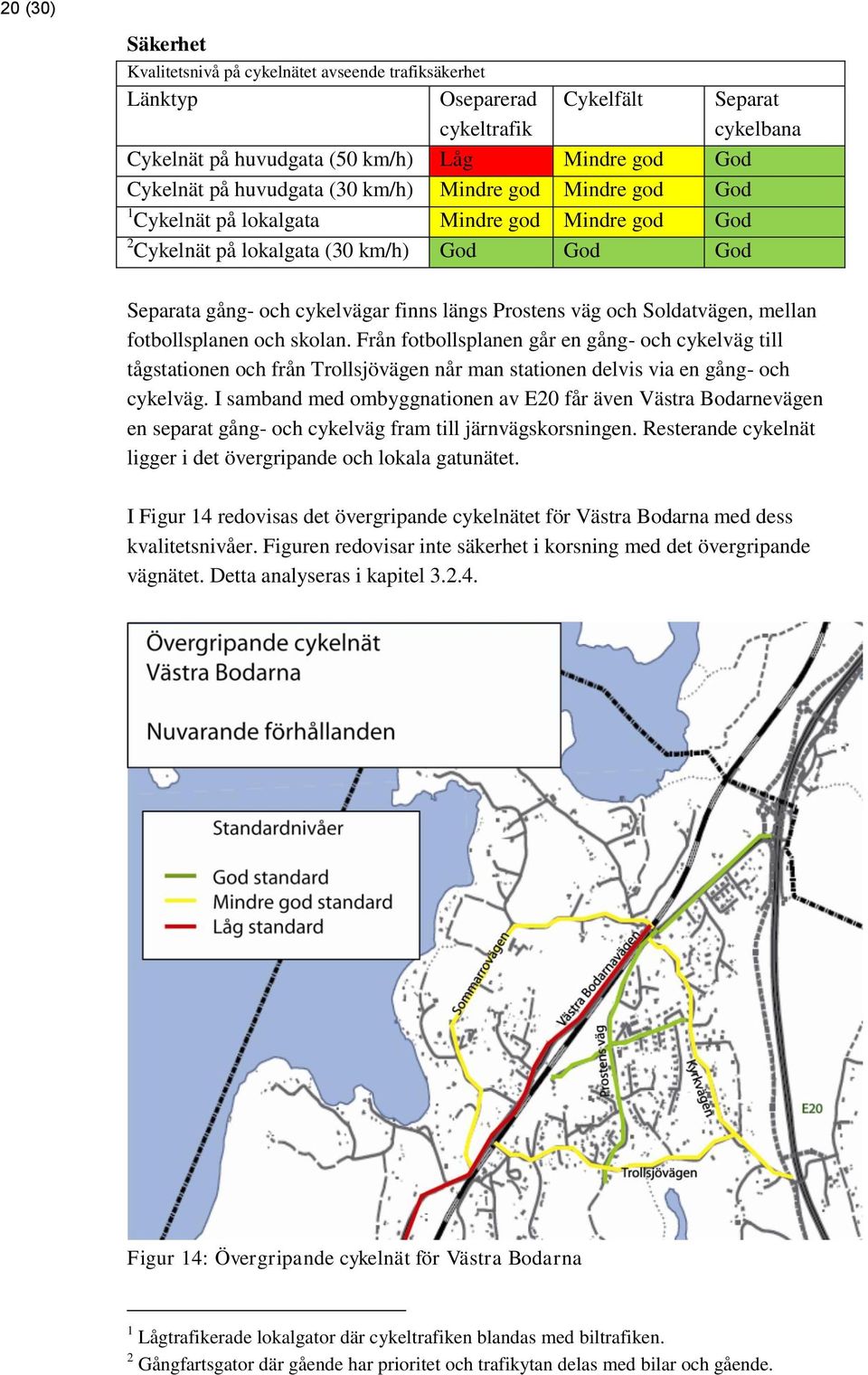 Soldatvägen, mellan fotbollsplanen och skolan. Från fotbollsplanen går en gång- och cykelväg till tågstationen och från Trollsjövägen når man stationen delvis via en gång- och cykelväg.