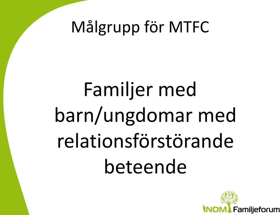 barn/ungdomar med