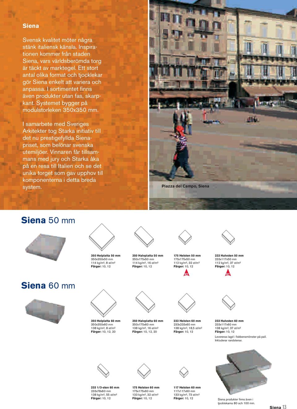 I samarbete med Sveriges Arkitekter tog Starka initiativ till det nu prestigefyllda Sienapriset, som belönar svenska utemiljöer.