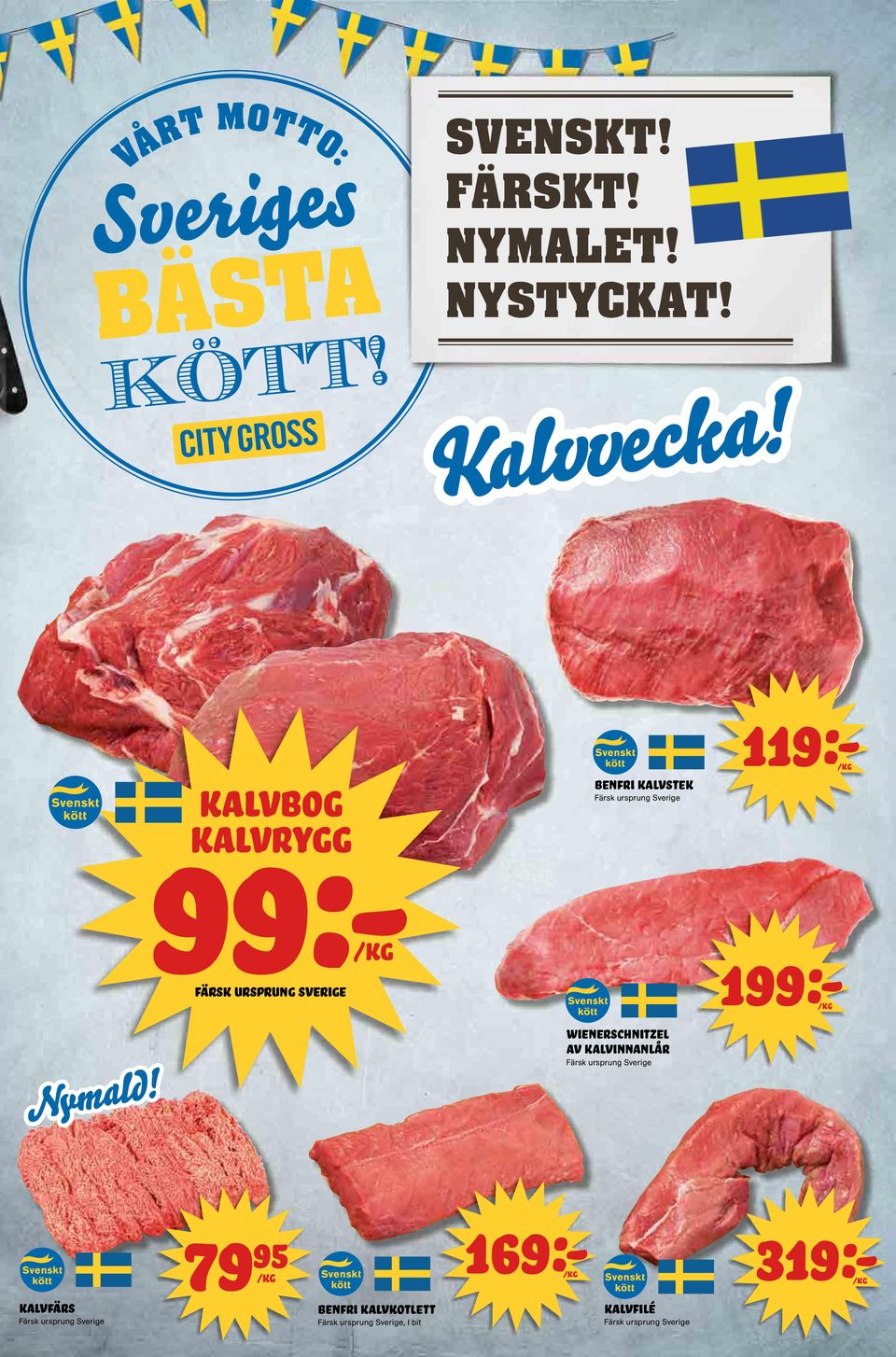 sverige 199:- Nymald!