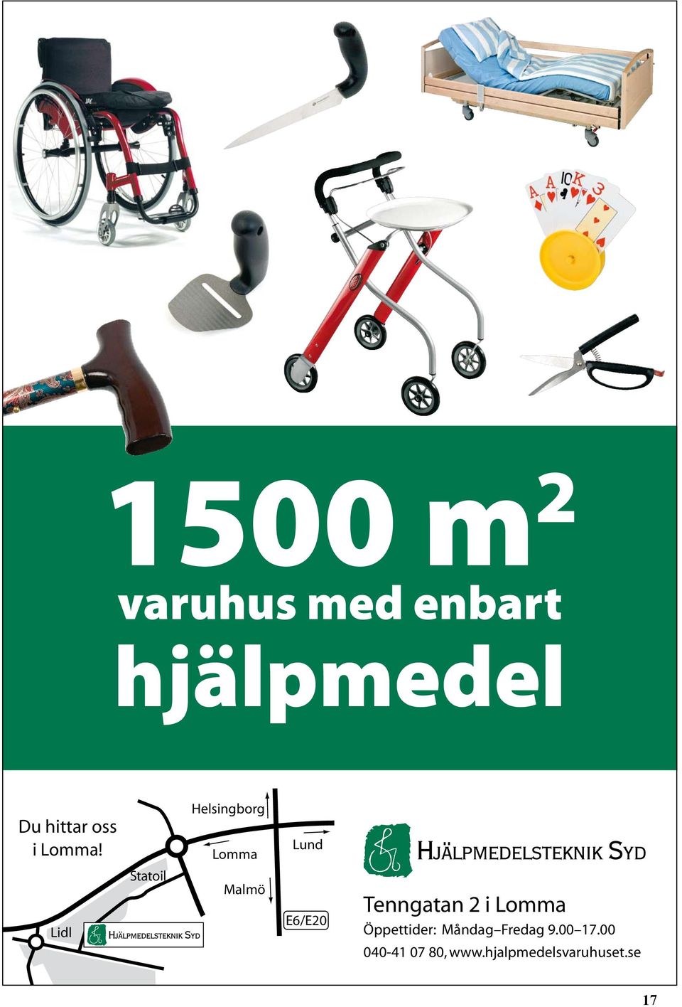 Helsingborg Lomma Lund Lidl Statoil Malmö E6/E20