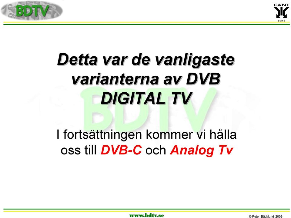 TV I fortsättningen kommer