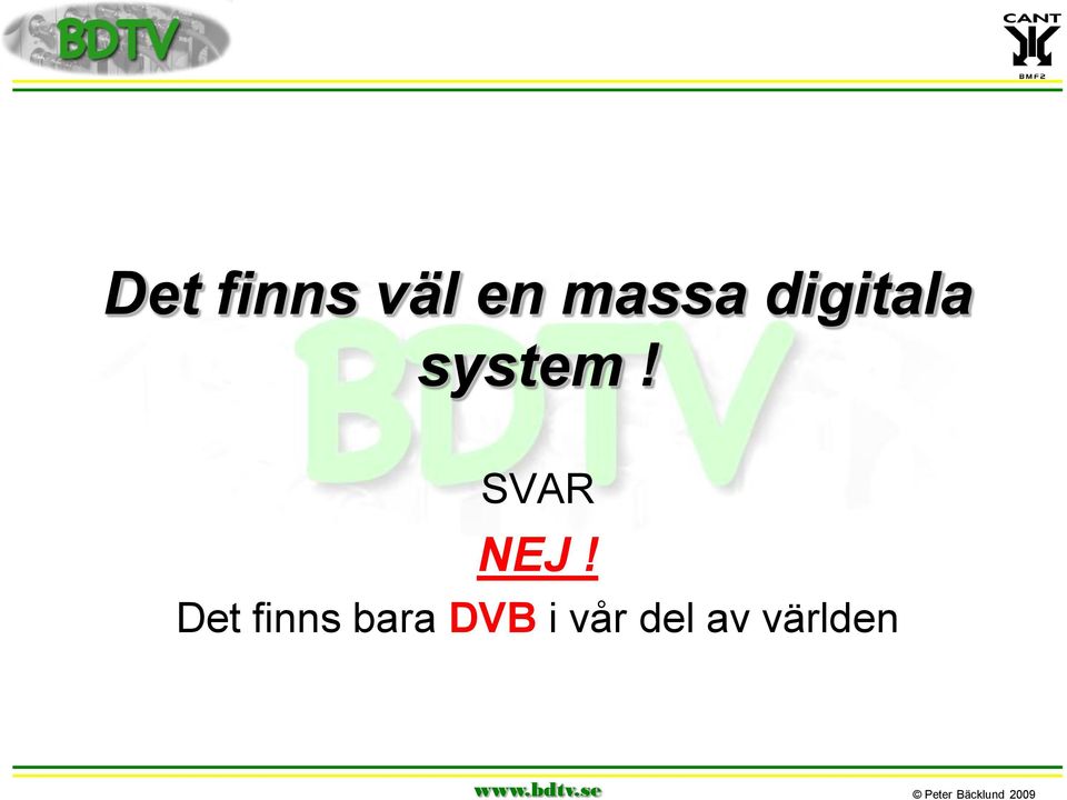 SVAR NEJ!