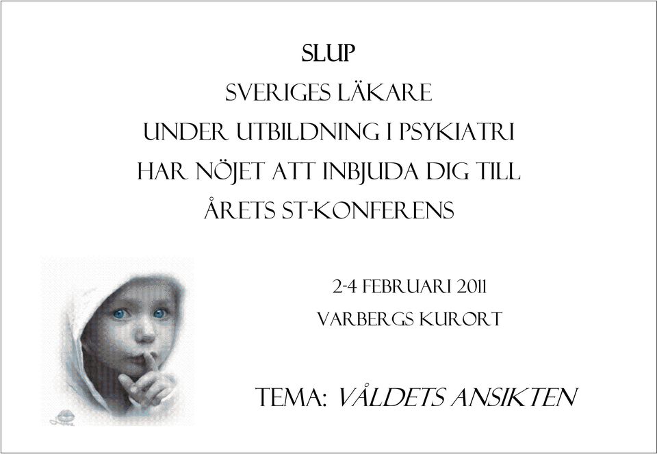 till årets ST-konferens 2-4 februari