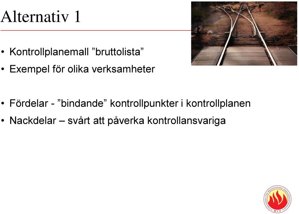 bindande kontrollpunkter i kontrollplanen