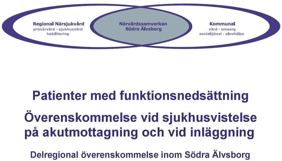 akutmottagning och vid inläggning