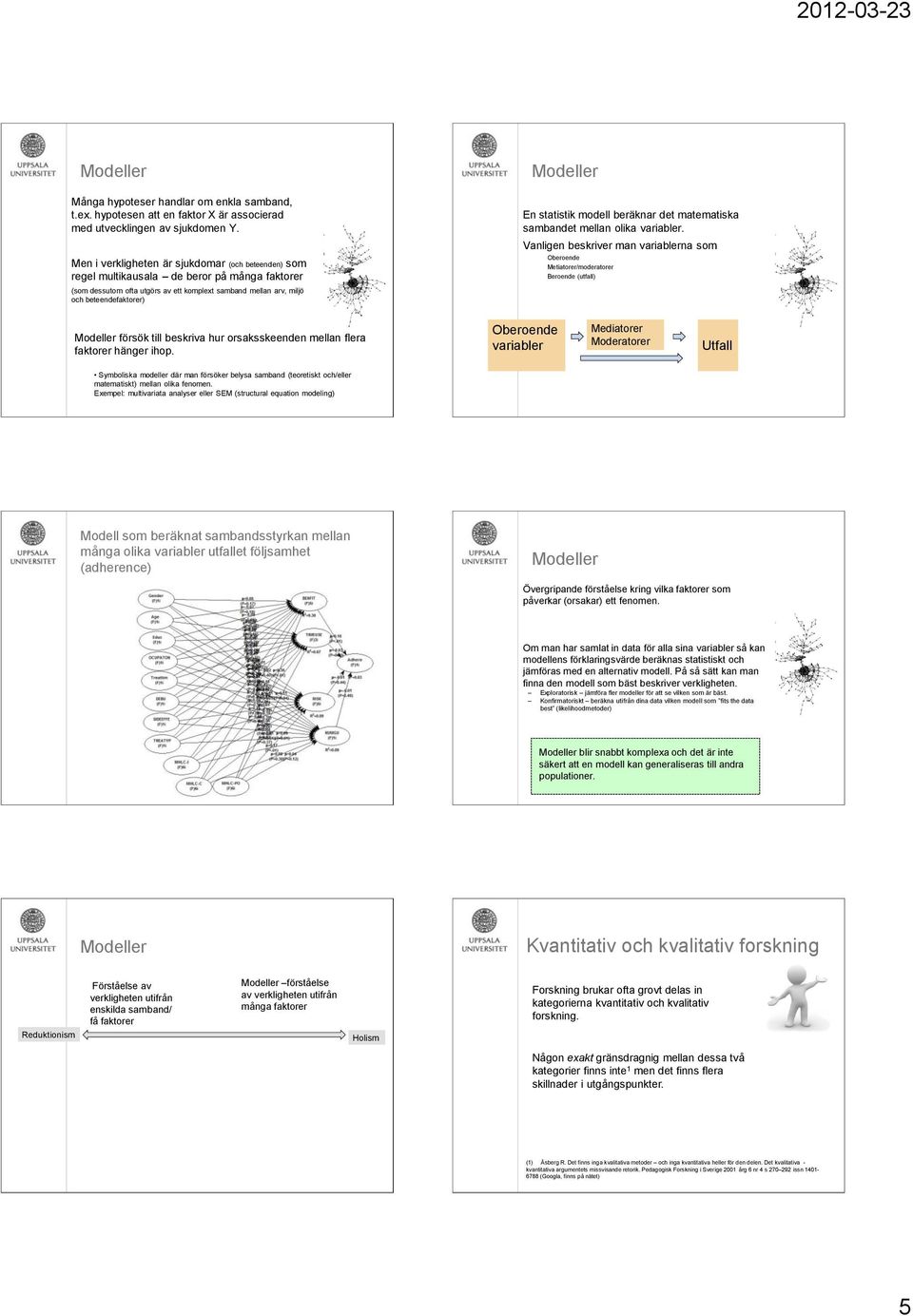 statistik modell beräknar det matematiska sambandet mellan olika variabler.