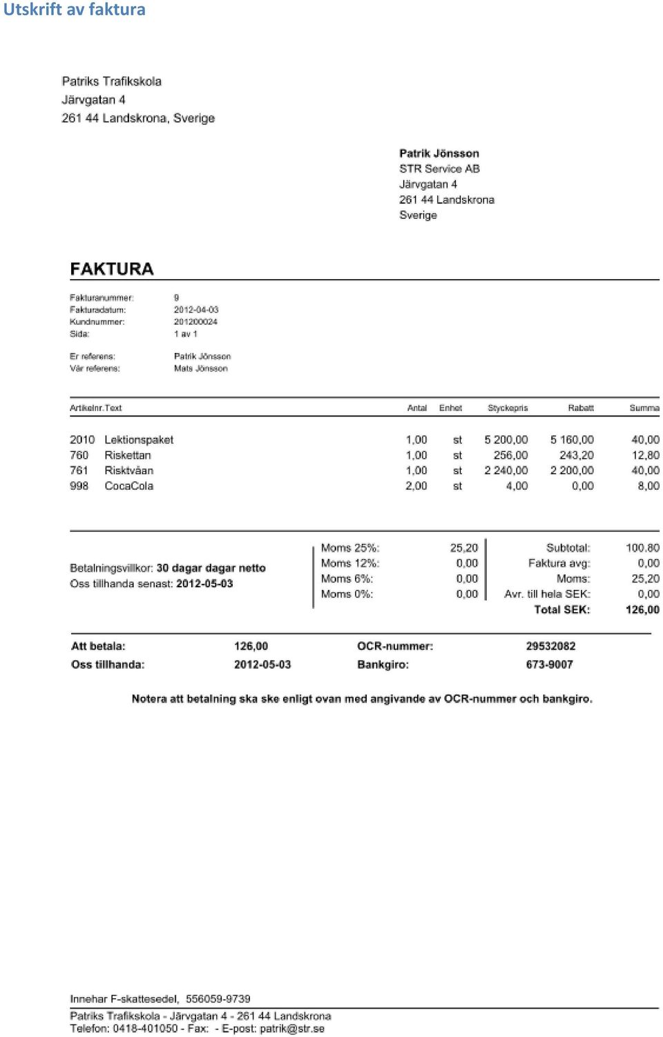 faktura