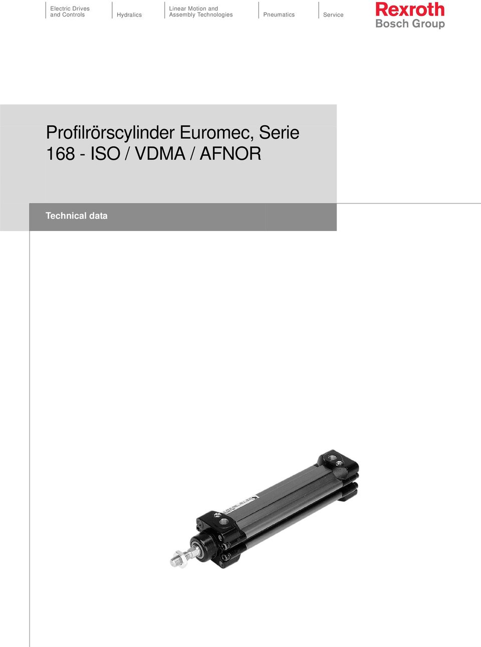 Pneumatics Service Profilrörscylinder