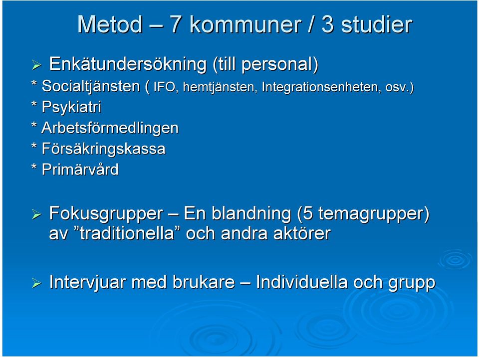 Primärv rvårdrd IFO, hemtjänsten, Integrationsenheten, osv.