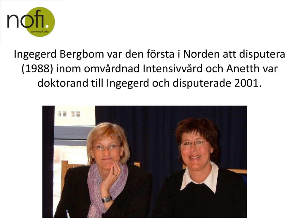 omvårdnad Intensivvård och Anetth var
