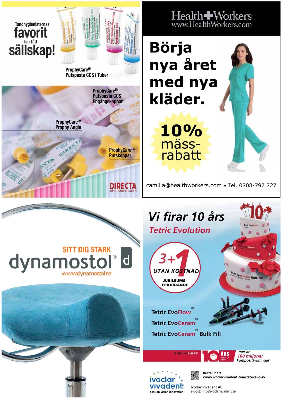 ProphyCare TM Prophy Angle ProphyCare TM Putskoppar 10% mässrabatt camilla@healthworkers.com Tel.