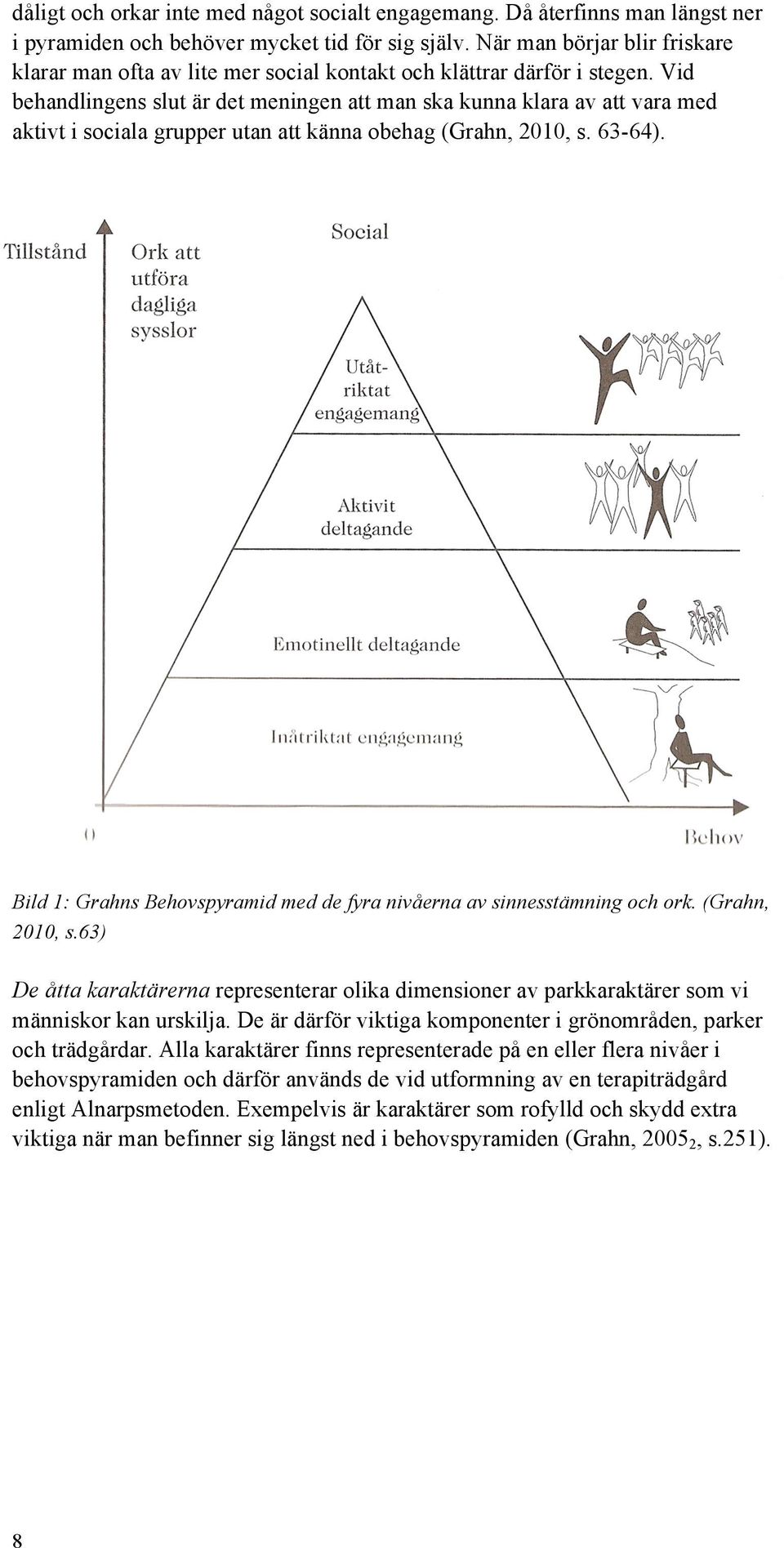 Vid behandlingens slut är det meningen att man ska kunna klara av att vara med aktivt i sociala grupper utan att känna obehag (Grahn, 2010, s. 63-64).
