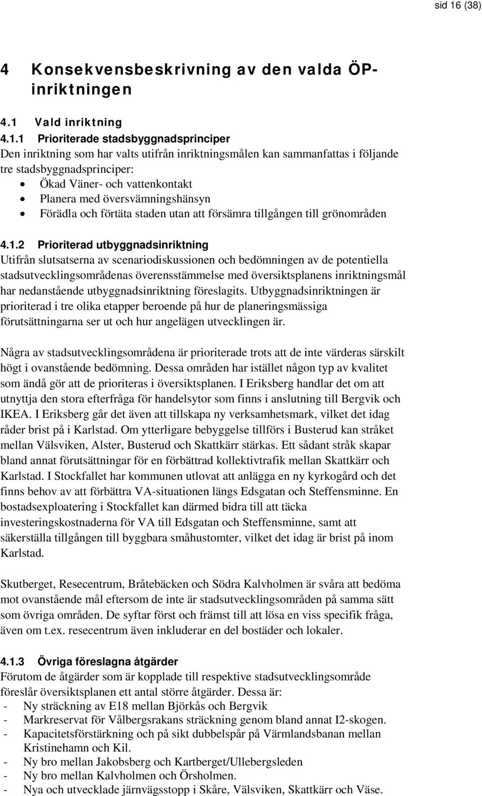 Vald inriktning 4.1.