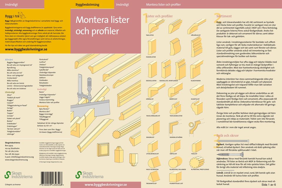 Montera lister och profiler - PDF Free Download