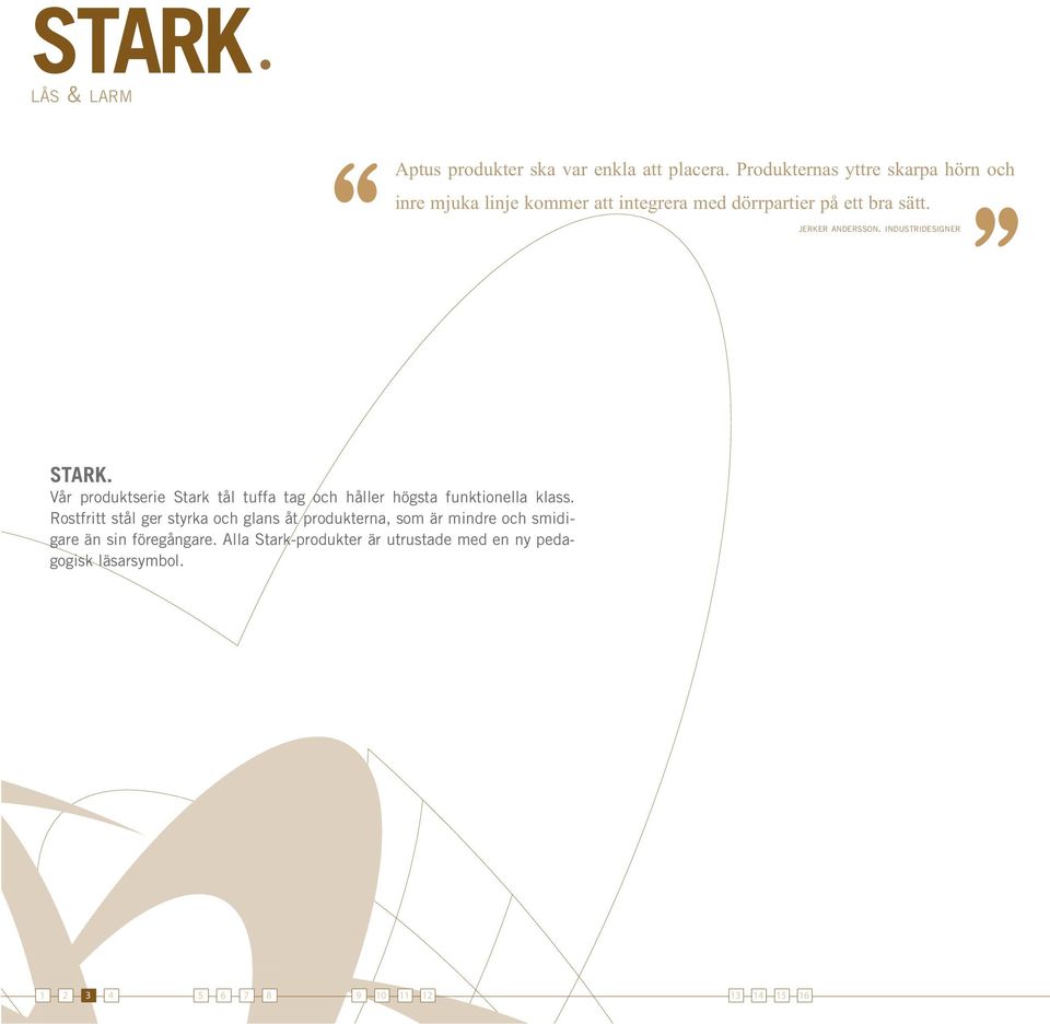 JERKER ANDERSSON. INDUSTRIDESIGNER STARK.