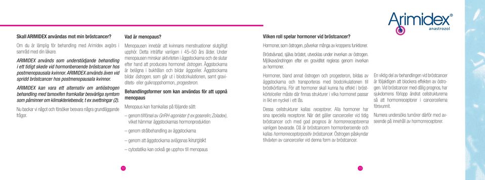 Under menopausen minskar aktiviteten i äggstockarna och de slutar efter hand att producera hormonet östrogen. Äggstockarna är belägna i bukhålan och bildar äggceller.