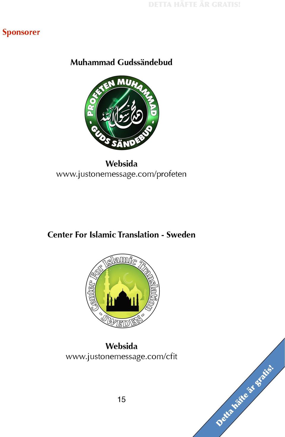 com/profeten Center For Islamic Translation -