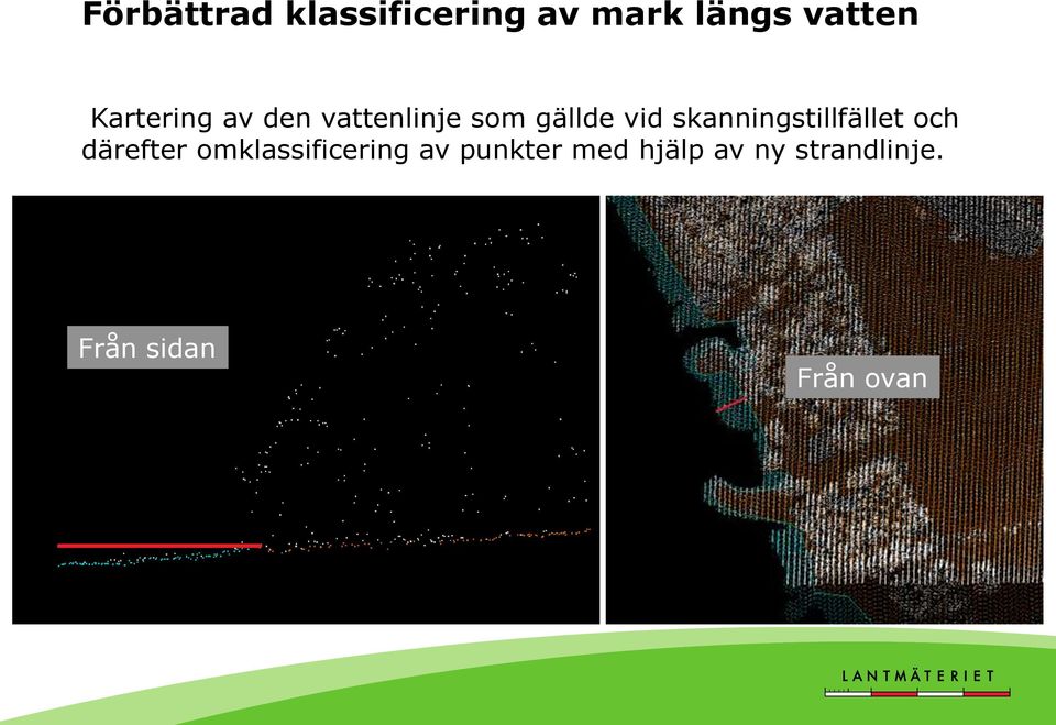 skanningstillfället och därefter omklassificering