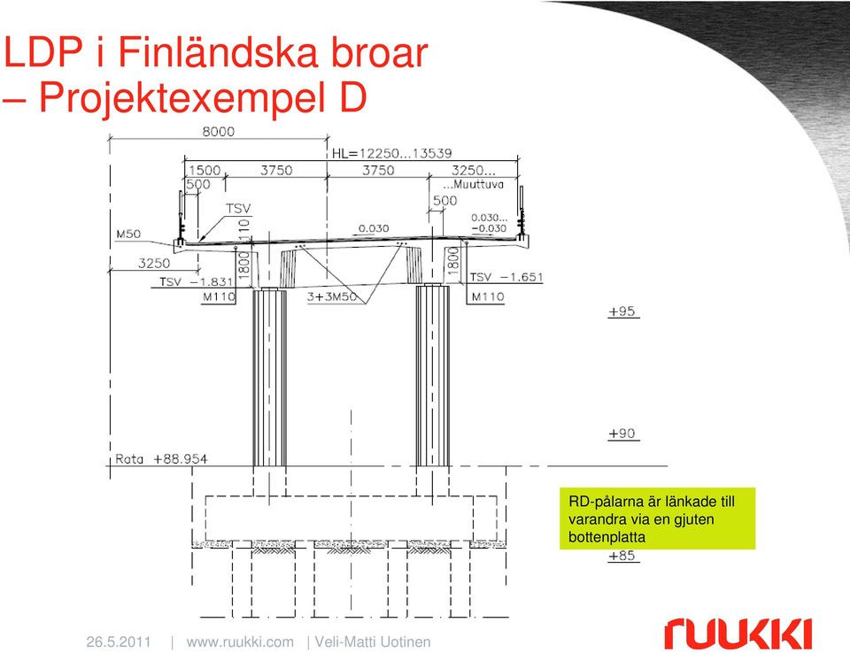 RD-pålarna är länkade