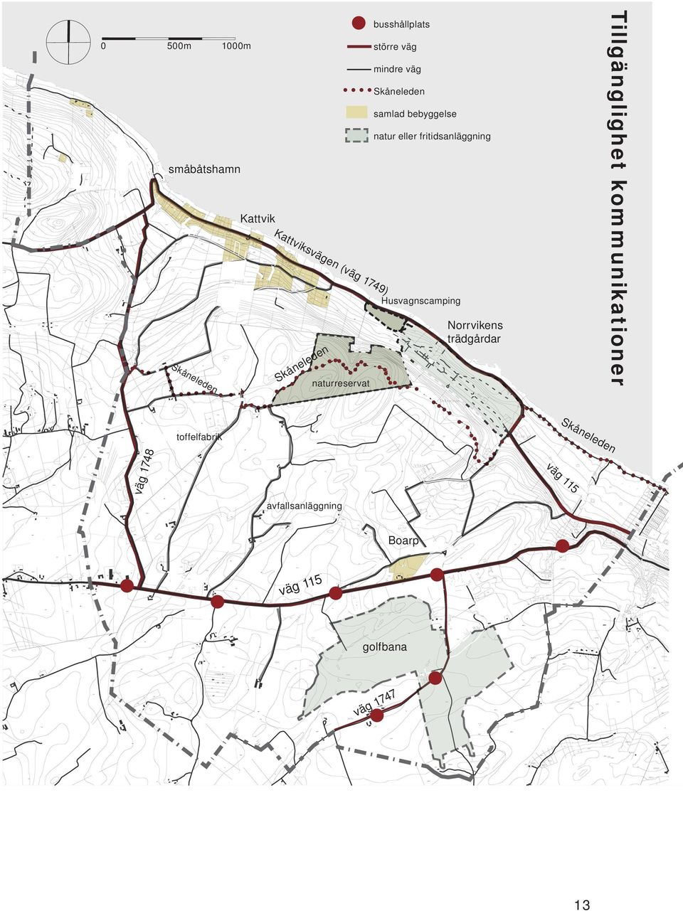 g1 74 9) Husvagnscamping Norrvikens trädgårdar Sk ån ele de n Sk å le ne de n naturreservat