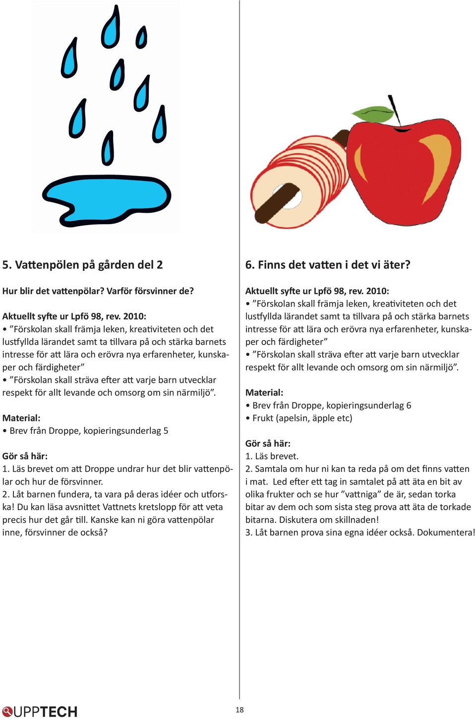 Tema. Vatten. förskola förskoleklass - PDF Free Download