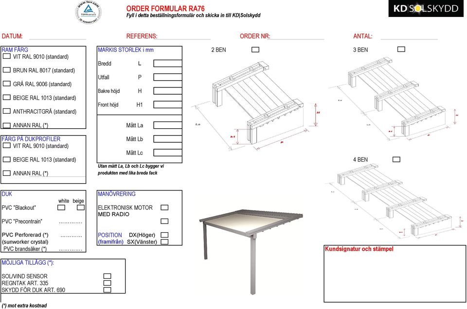 PVC "Precontrain" white beige.