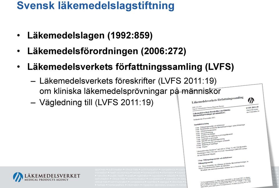 författningssamling (LVFS) Läkemedelsverkets föreskrifter (LVFS