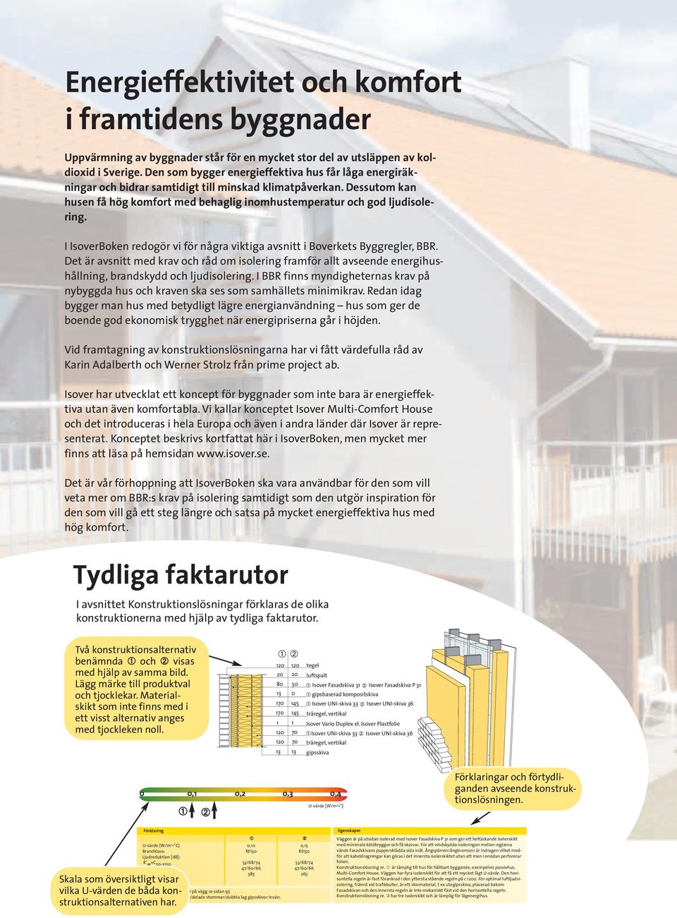 I IsoverBoken redogör vi för några viktiga avsnitt i Boverkets Byggregler, BBR. Det är avsnitt med krav och råd om isolering framför allt avseende energihushållning, brandskydd och ljudisolering.