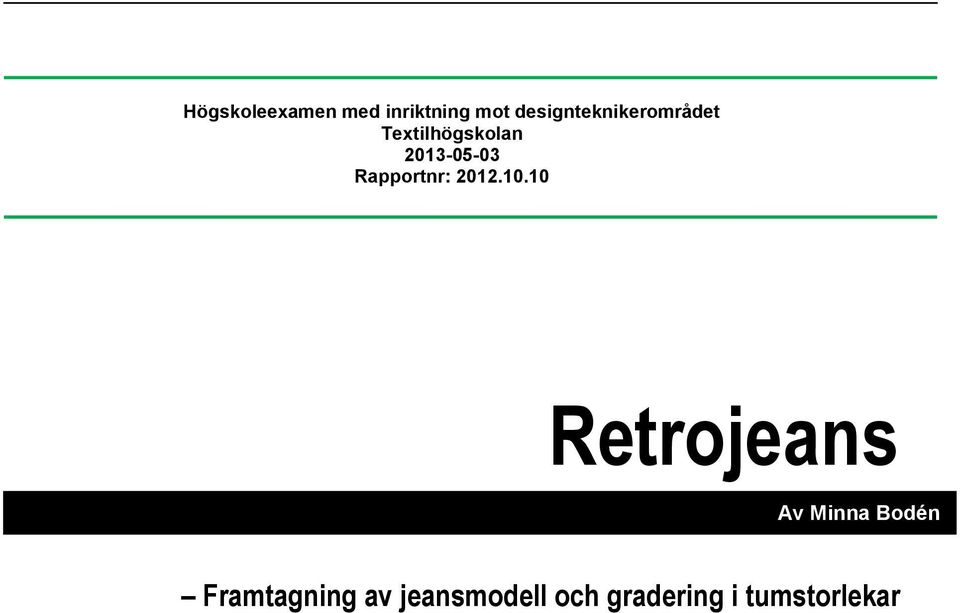 2013-05-03 Rapportnr: 2012.10.