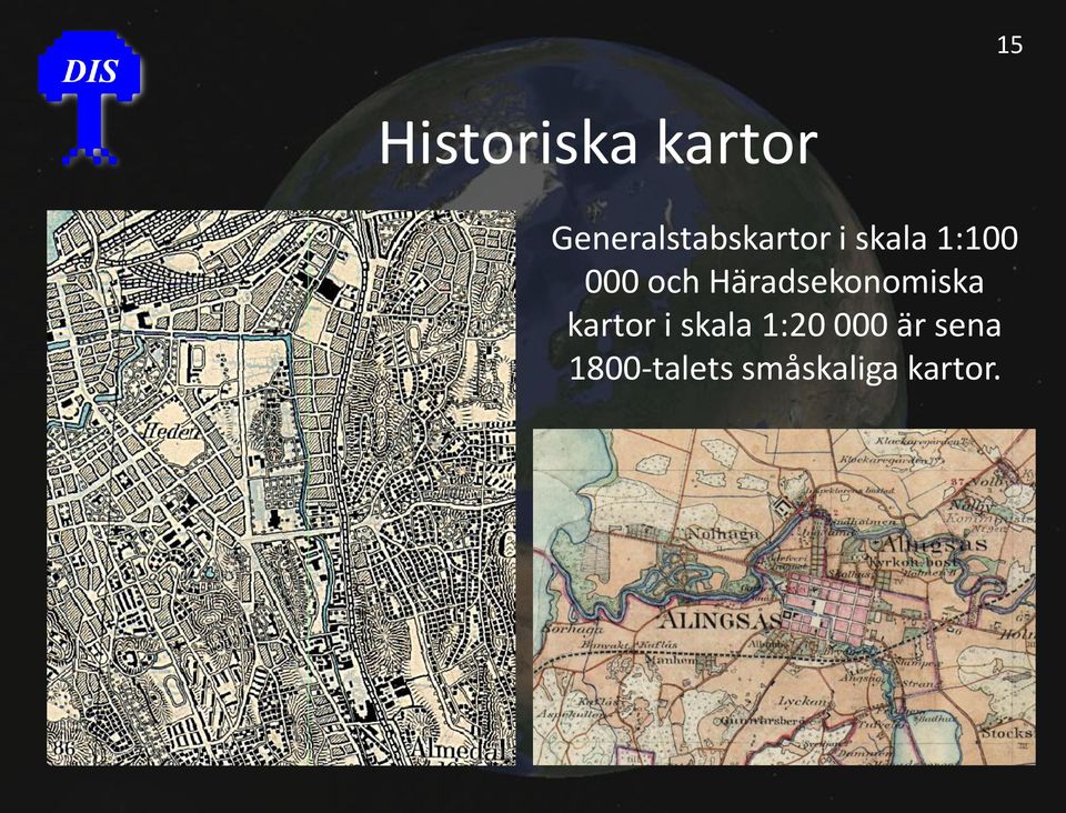 000 och Häradsekonomiska kartor i