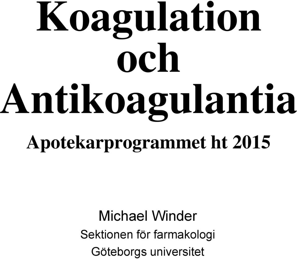 Apotekarprogrammet ht 2015