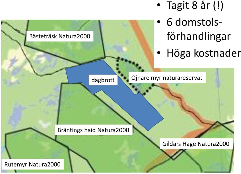 dagbrott Ojnare myr naturareservat Bräntings