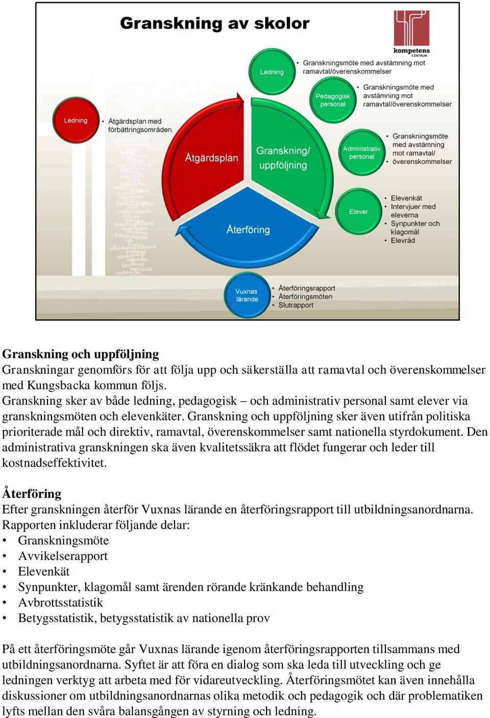 Granskning och uppföljning sker även utifrån politiska prioriterade mål och direktiv, ramavtal, överenskommelser samt nationella styrdokument.