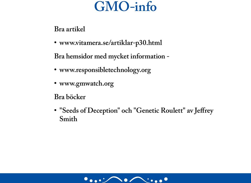 responsibletechnology.org www.gmwatch.
