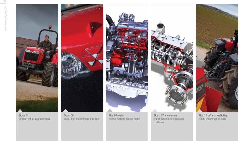 imponerande funktioner Sida 08 Motor Kraftfull respons från din