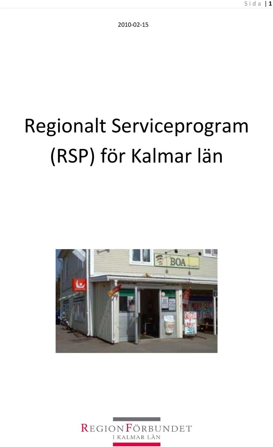 Serviceprogram