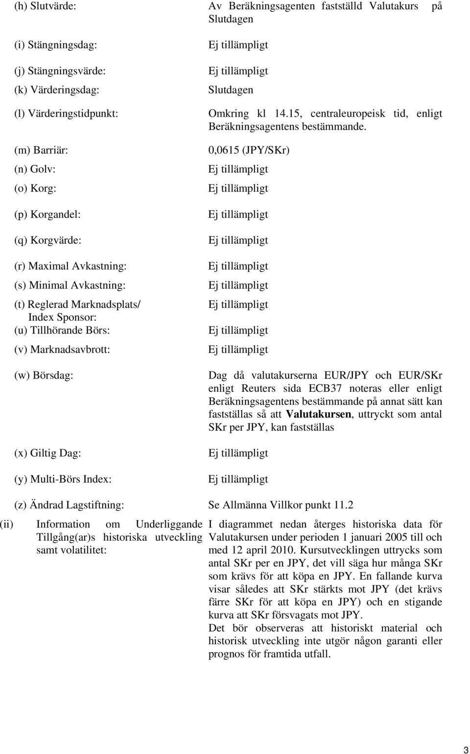 Slutdagen Slutdagen Omkring kl 14.15, centraleuropeisk tid, enligt Beräkningsagentens bestämmande.