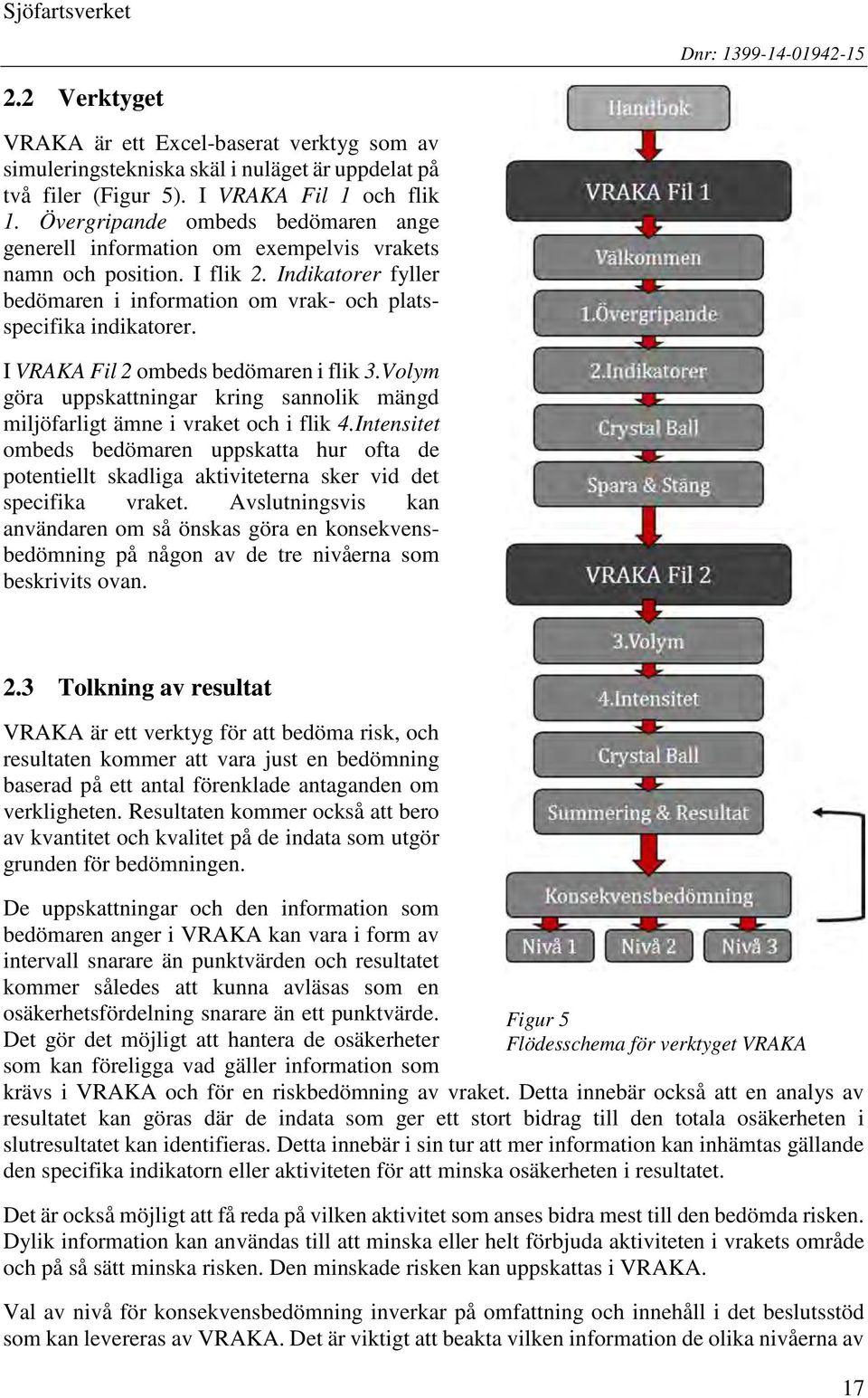 I VRAKA Fil 2 ombeds bedömaren i flik 3.Volym göra uppskattningar kring sannolik mängd miljöfarligt ämne i vraket och i flik 4.