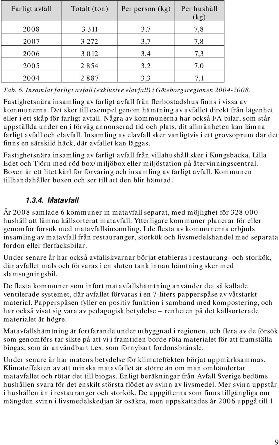 Det sker till exempel genom hämtning av avfallet direkt från lägenhet eller i ett skåp för farligt avfall.