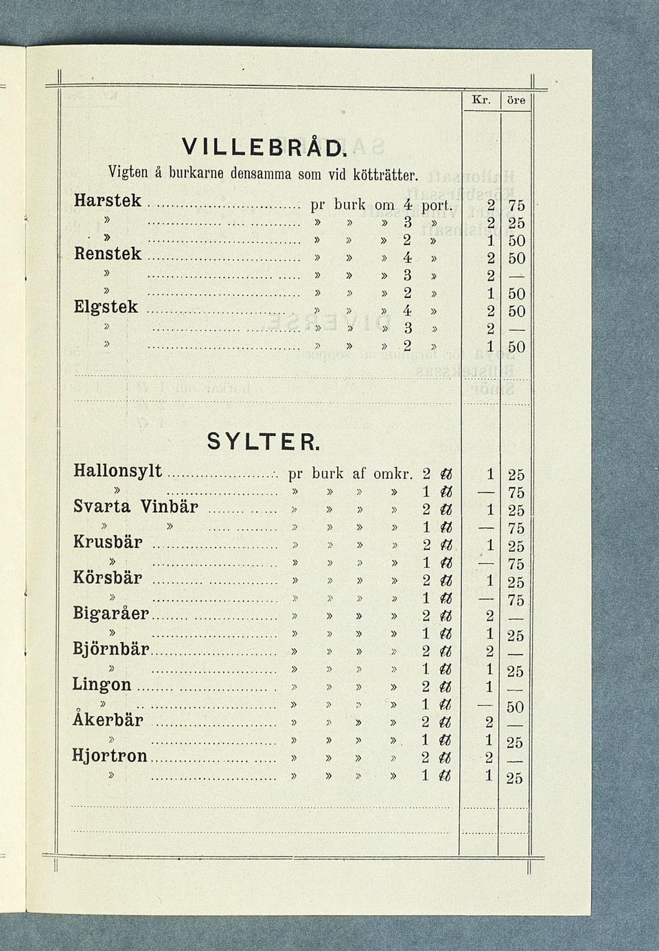u a ti ti tt i i i i 5 5 5 5 SYLTER. Hallonsylt...... Svarta Vinbär Krusbär.