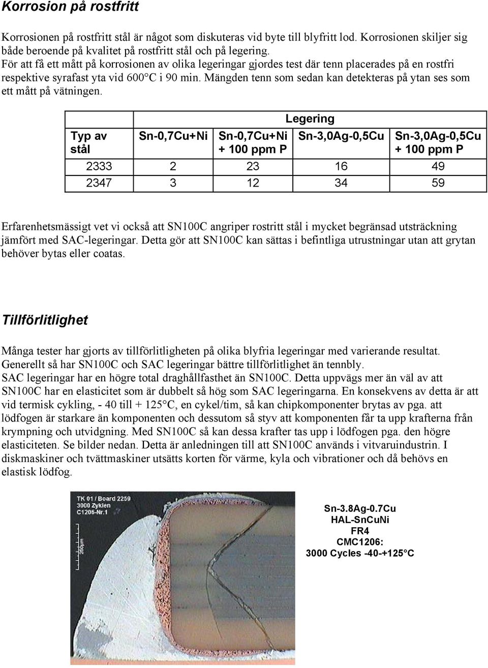 Mängden tenn som sedan kan detekteras på ytan ses som ett mått på vätningen.