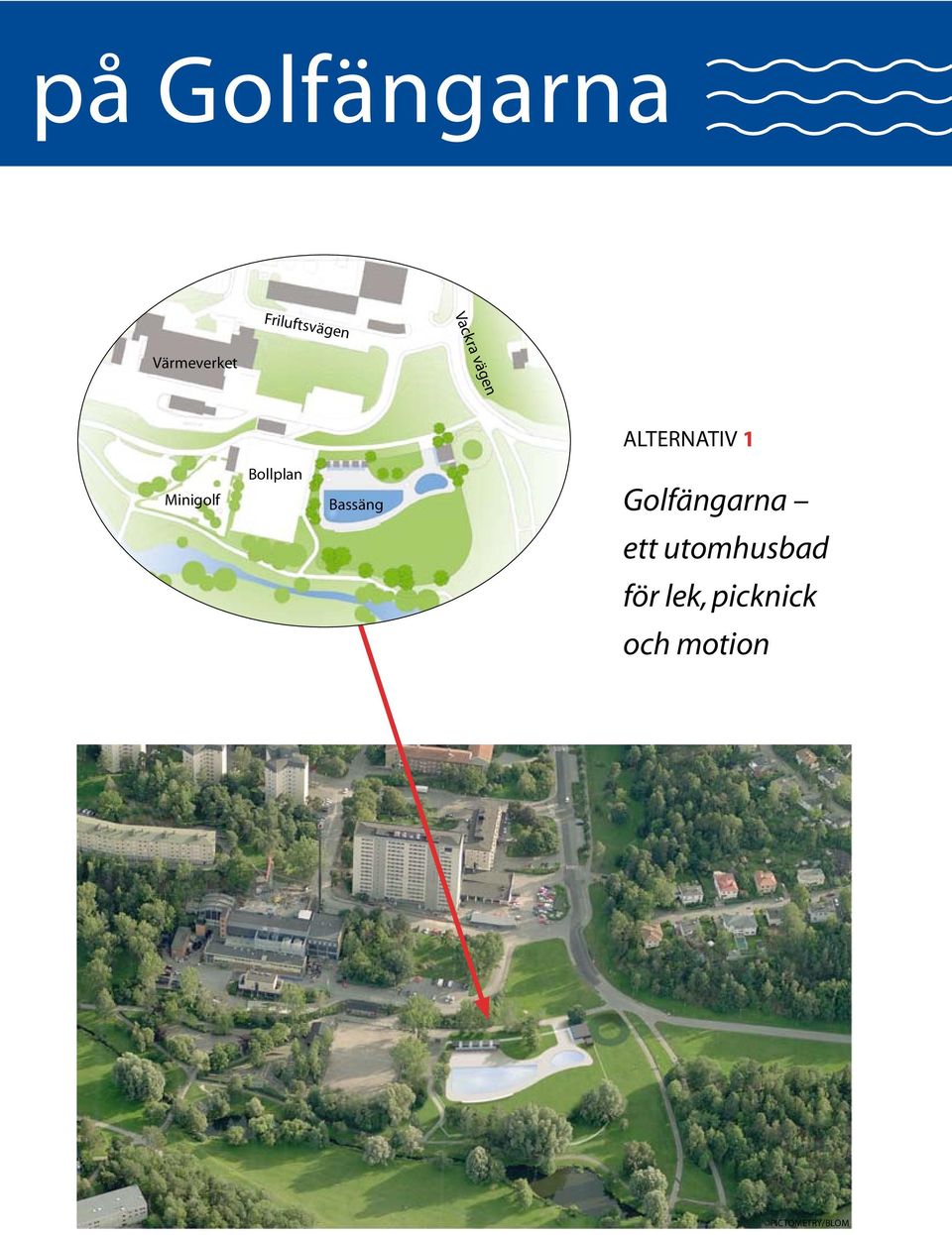 Bollplan Bassäng Golfängarna ett