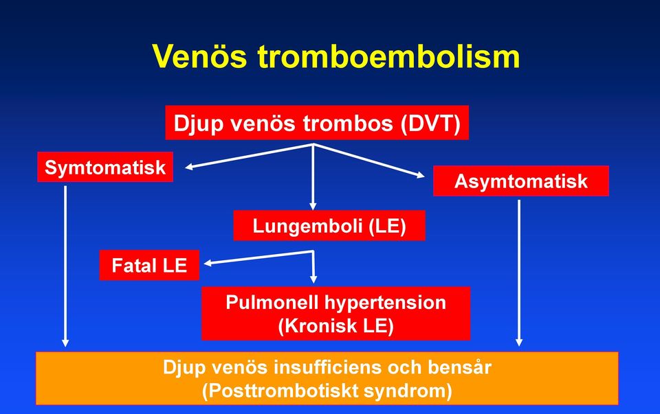 LE Pulmonell hypertension (Kronisk LE) Djup