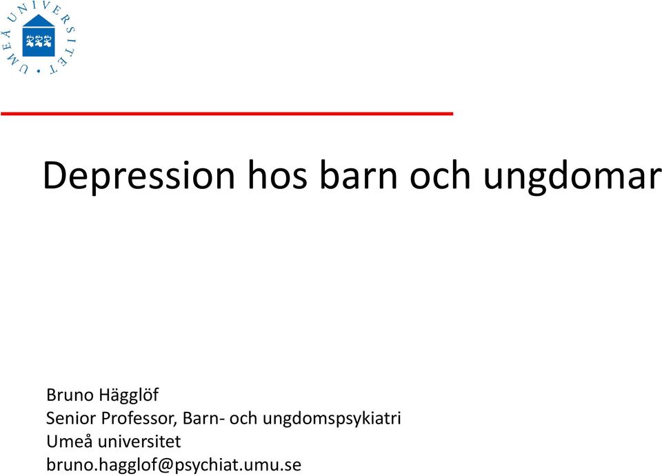 Barn- och ungdomspsykiatri Umeå