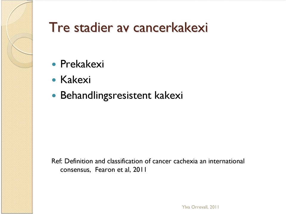 Definition and classification of cancer