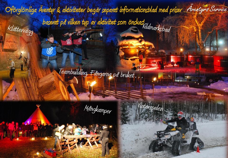 informationsblad med priser